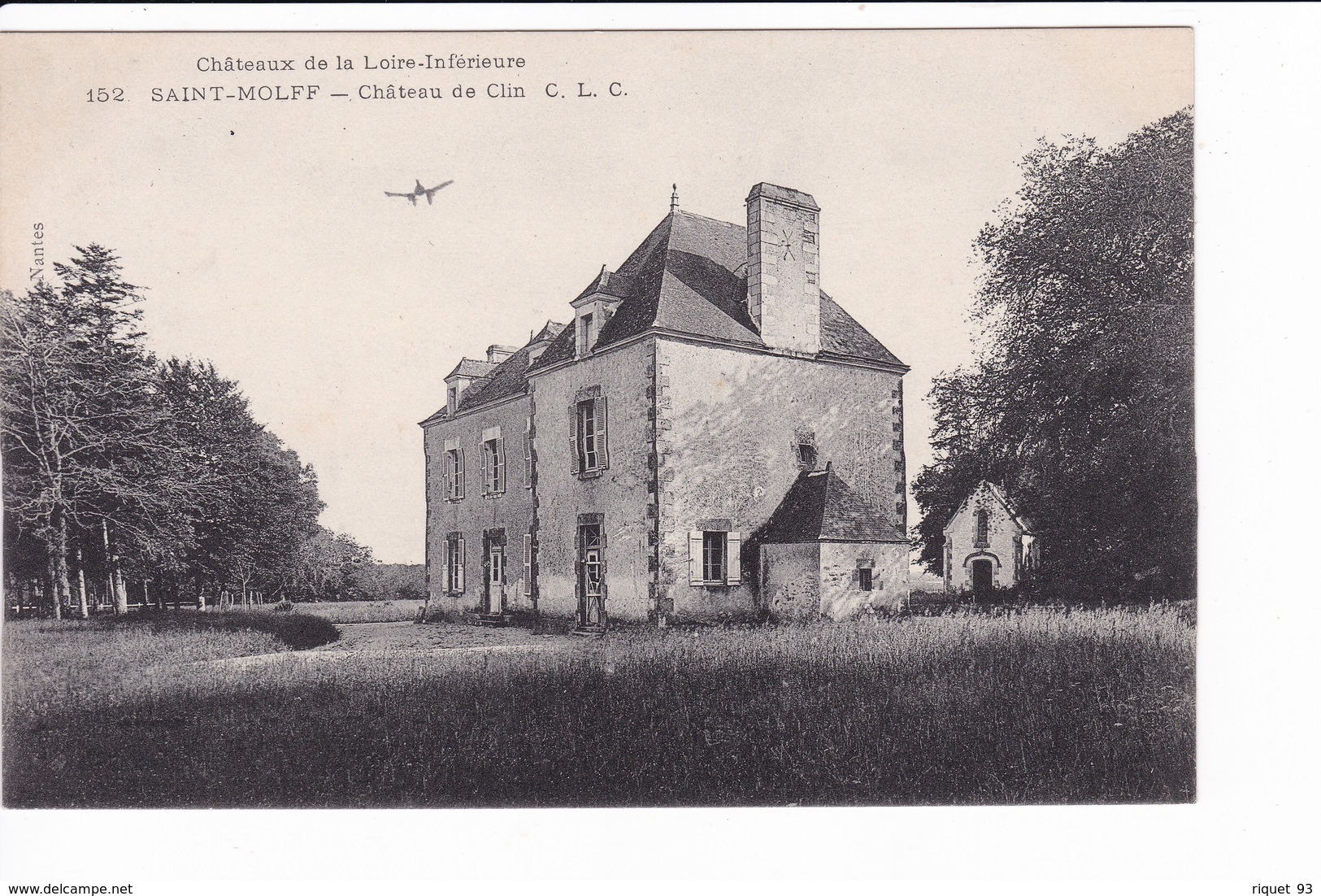 Châteaux De La Loire Inférieure. 152  SAINT- MOLFF - Château De Clin  C.L.C. - Altri & Non Classificati