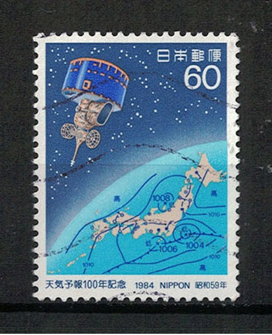 Japan Mi:01588 1984.06.01 Centenary Of Weather Forecast(used.w) - Oblitérés