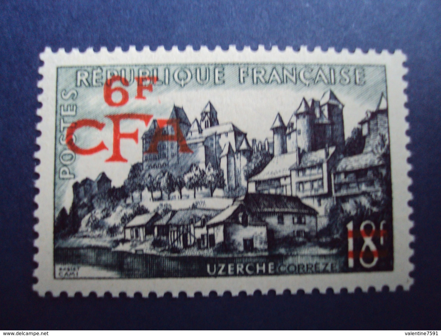 1954-CFA- Timbre N°  325   "  Uzerche      "   Neuf,  ++  Cote    1.40      Net    0.35 - Neufs