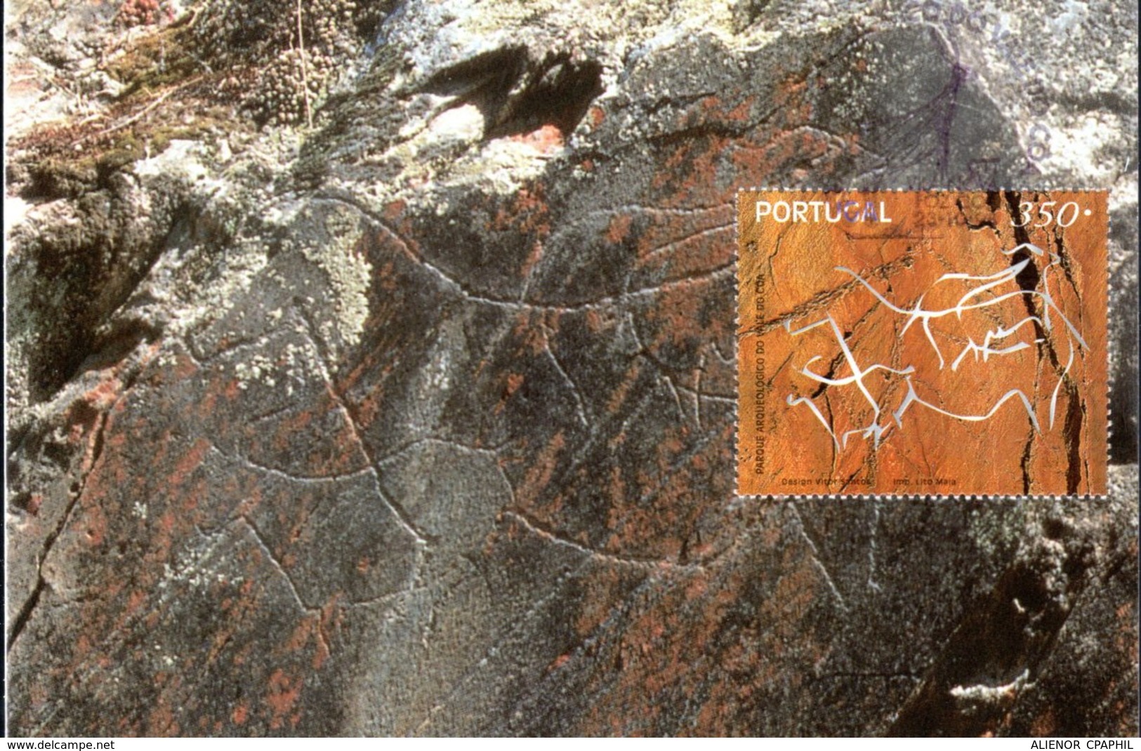 CM PORTUGAL 1998 - PEINTURES RUPESTRES DE LA VALLEE DE CÔA - - Archéologie