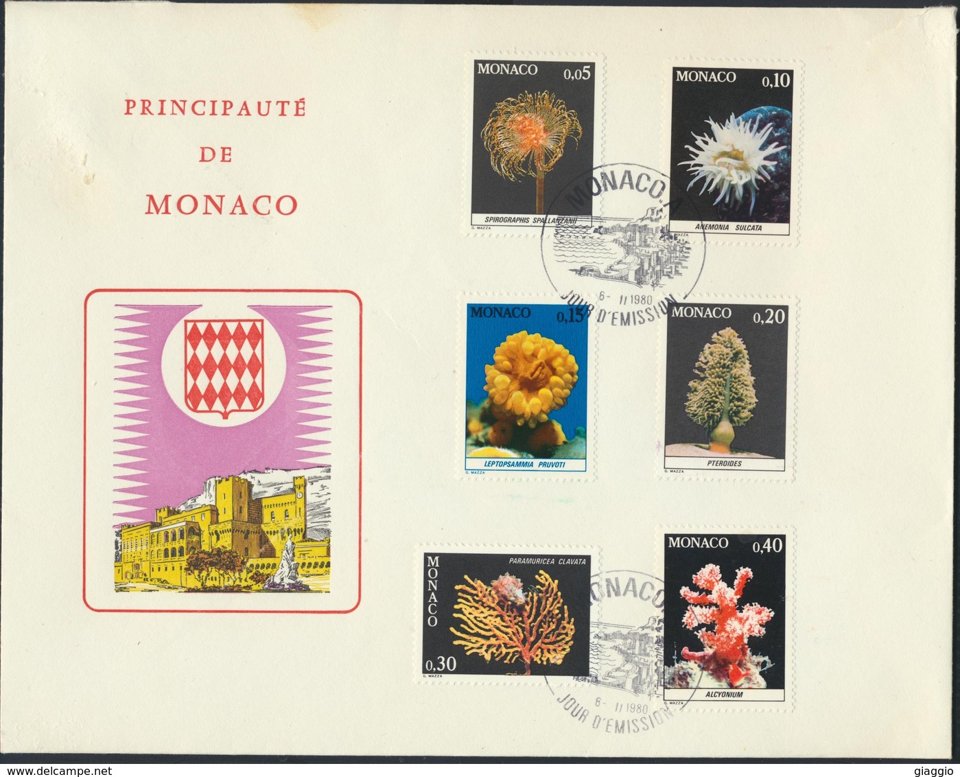 °°°  MONACO - FDC 1980 °°° - Storia Postale