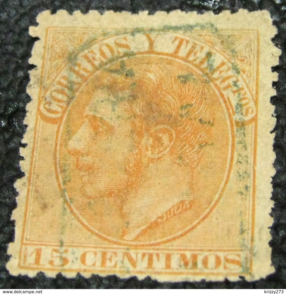 Spain 1882 King Alfonso XII 15c - Used - Used Stamps