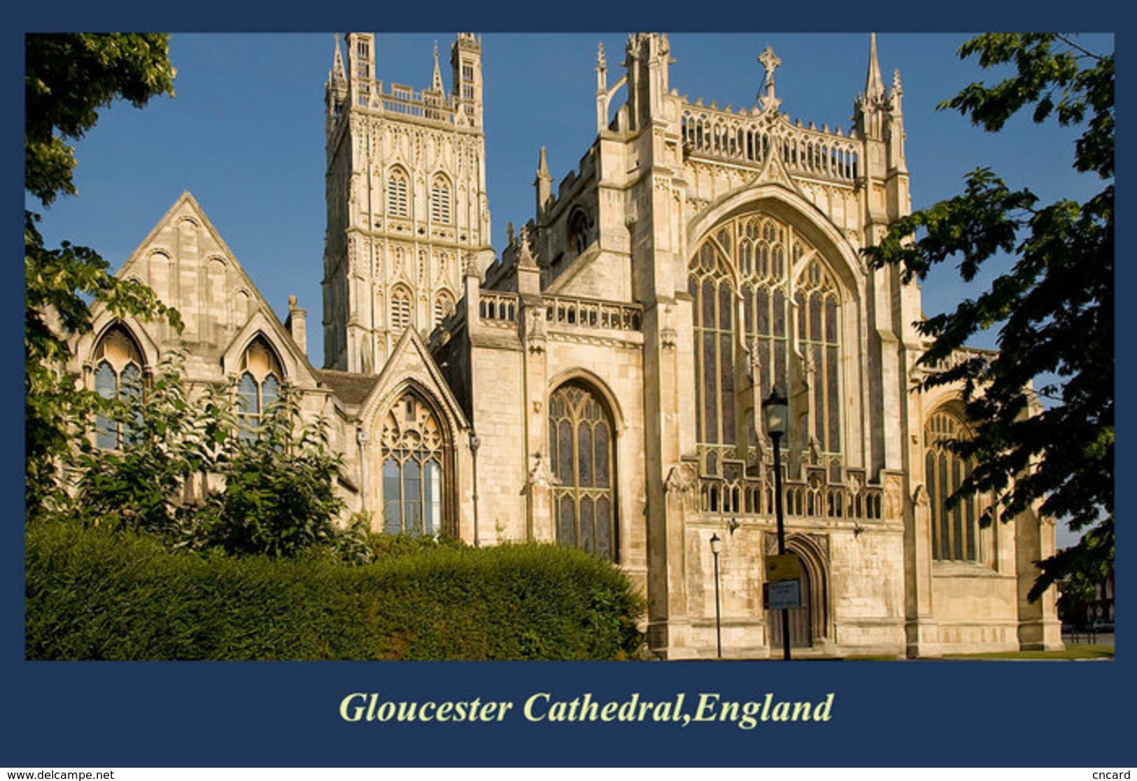 T91-012 ]     Gloucester Cathedral UK  Cathedral Church Dom ,  Prestamped Card - Chiese E Cattedrali