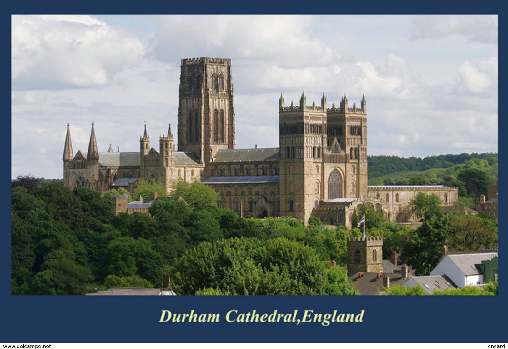 T91-035 ]    Durham Cathedral UK  Cathedral Church Dom ,  Prestamped Card - Churches & Cathedrals