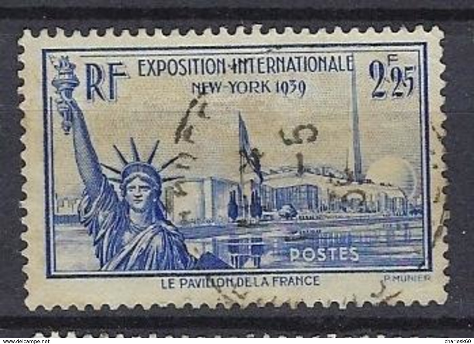 France 1939 Statue De La Liberté Y&T N° 426 - Oblitérés