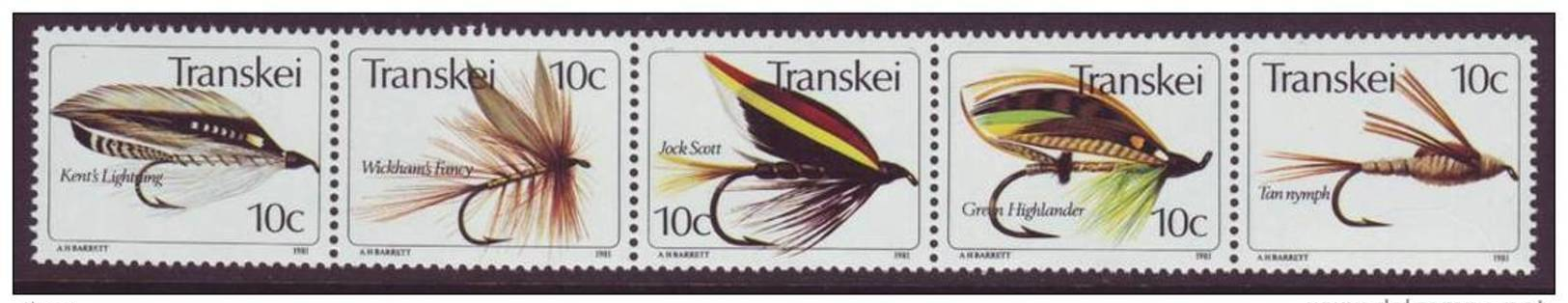 D90819 Transkei South Africa 1981 FISHING FLIES MNH Set- Afrique Du Sud Afrika Suidafrika - Transkei