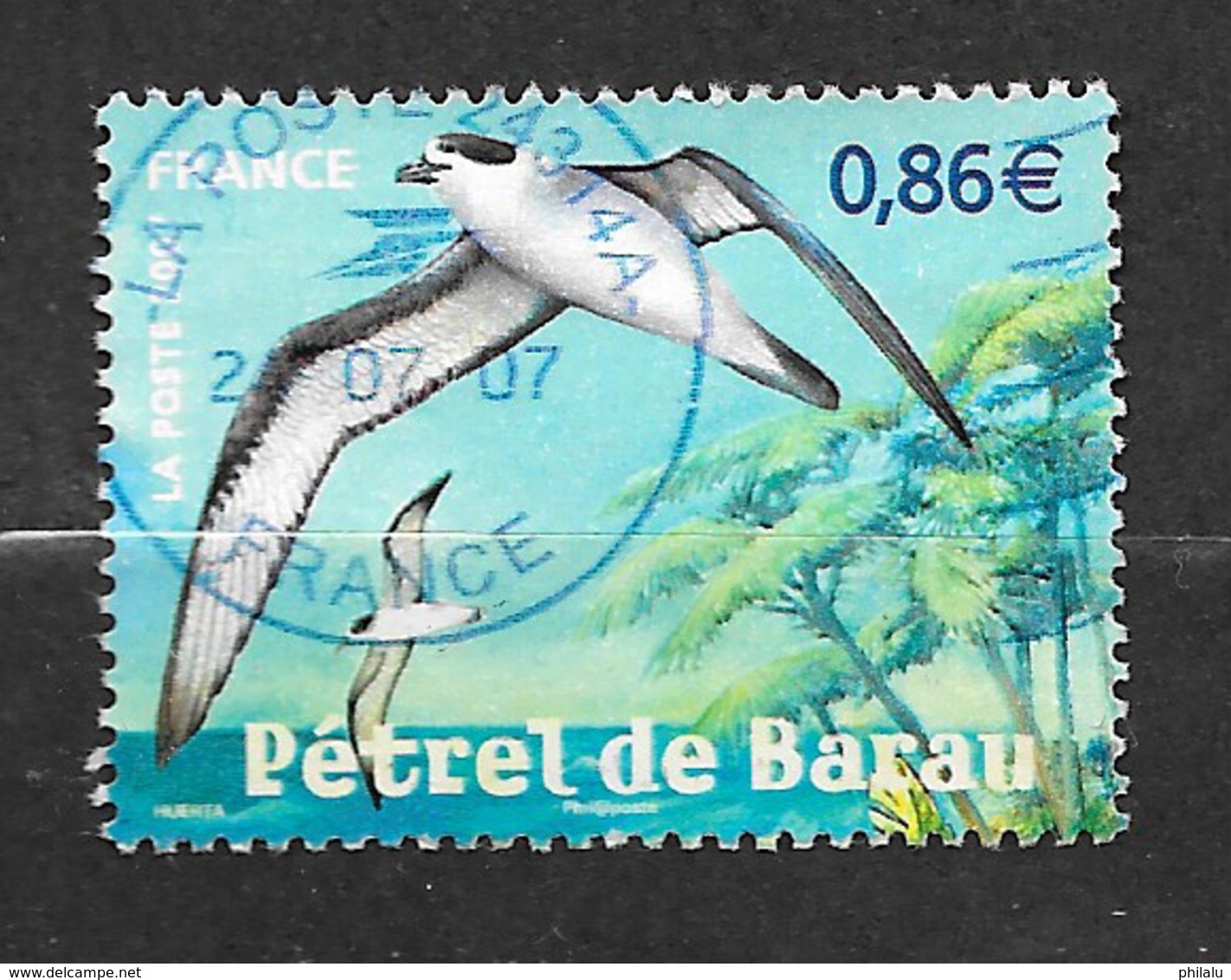 FRANCE 4036 Pétrel De Barau Réunion - Usados