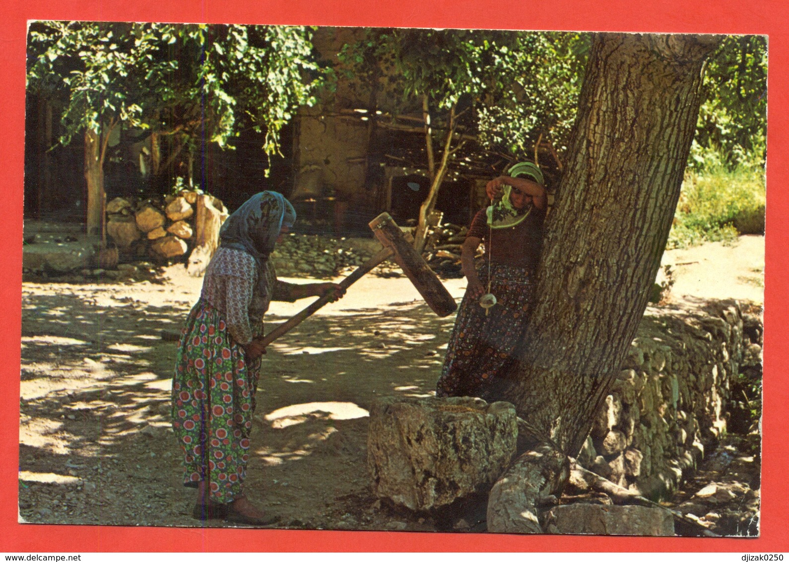 Gen. Turkish Village. Turkey 1985. Post Card Passed Mail. - Andere & Zonder Classificatie