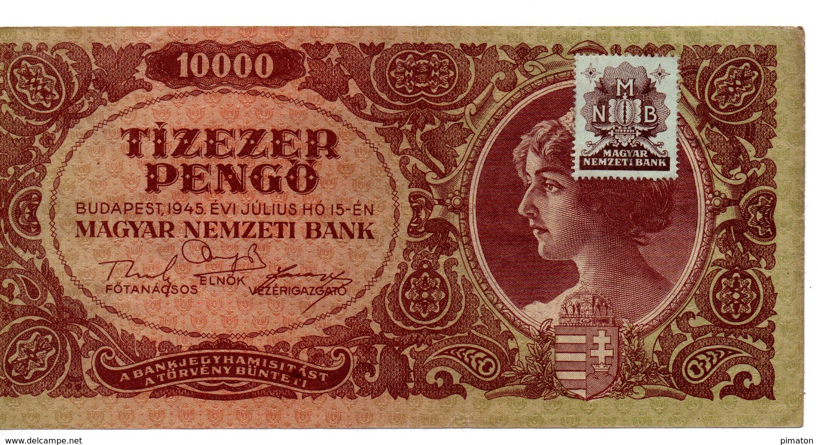 10 000 PENGO   1945 - Hungary