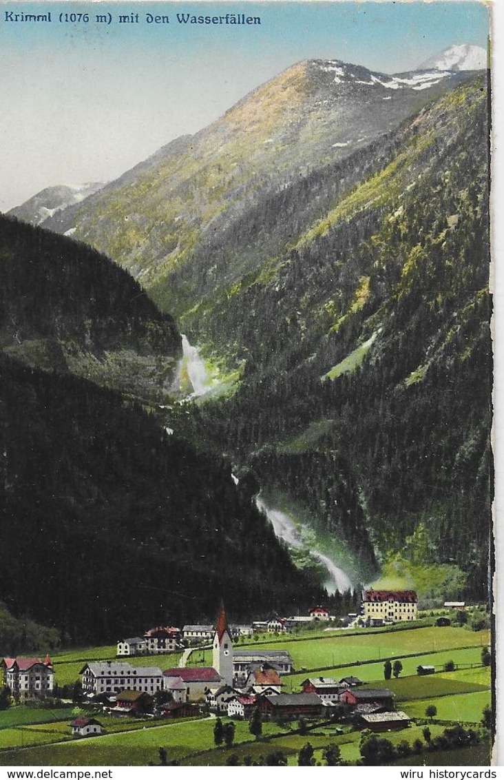 AK 0092  Krimml Mit Den Wasserfällen - Verlag Jurischek Um 1912 - Krimml