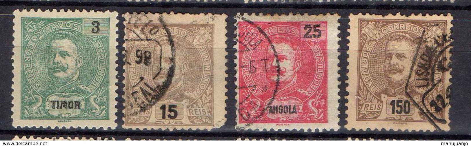 PORTUGAL ! Timbres Anciens Et  TIMOR, ANGOLA Depuis 1895 ! NEUFS - Oblitérés