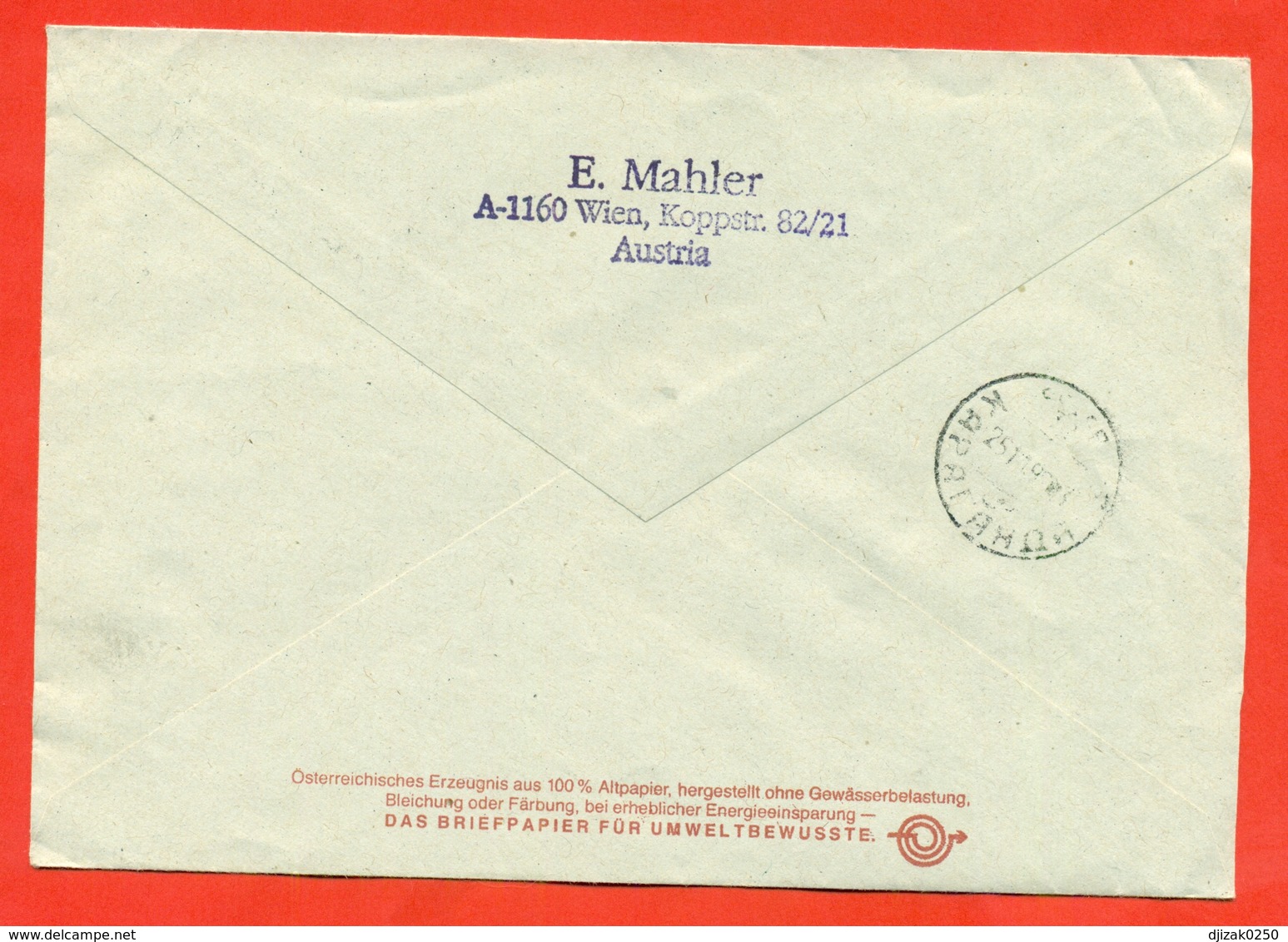 Austria 1992. The Envelope Passed Mail. - Theatre