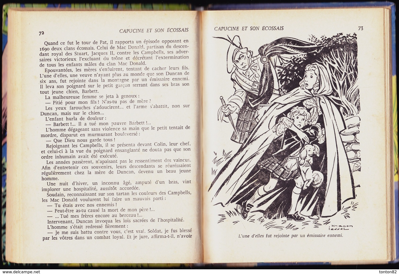 Jacqueline Duché - Capucine Et Son Écossais - Éditions Gautier-Languereau - Bibliothèque De Suzette - ( 1957 ) . - Autres & Non Classés