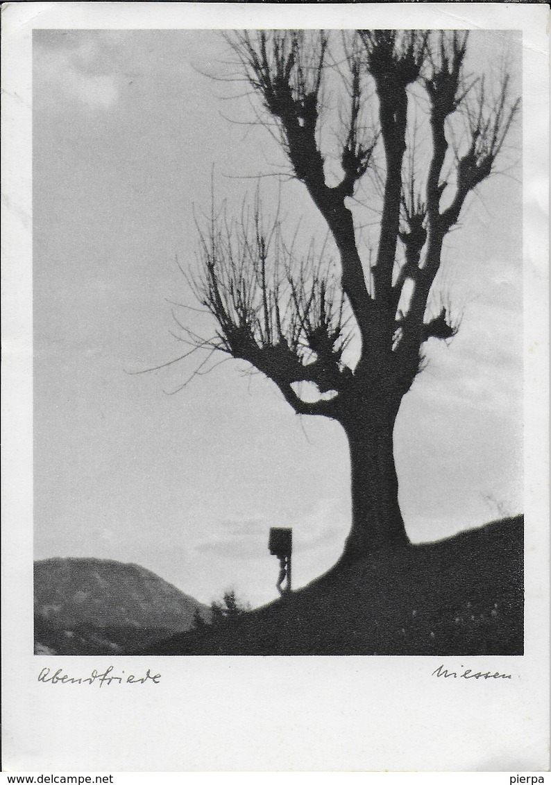 NIESSEN - ABENDFRIEDE - VIAGGIATA 1956 FRANCOBOLLO ASPORTATO - Fotografia