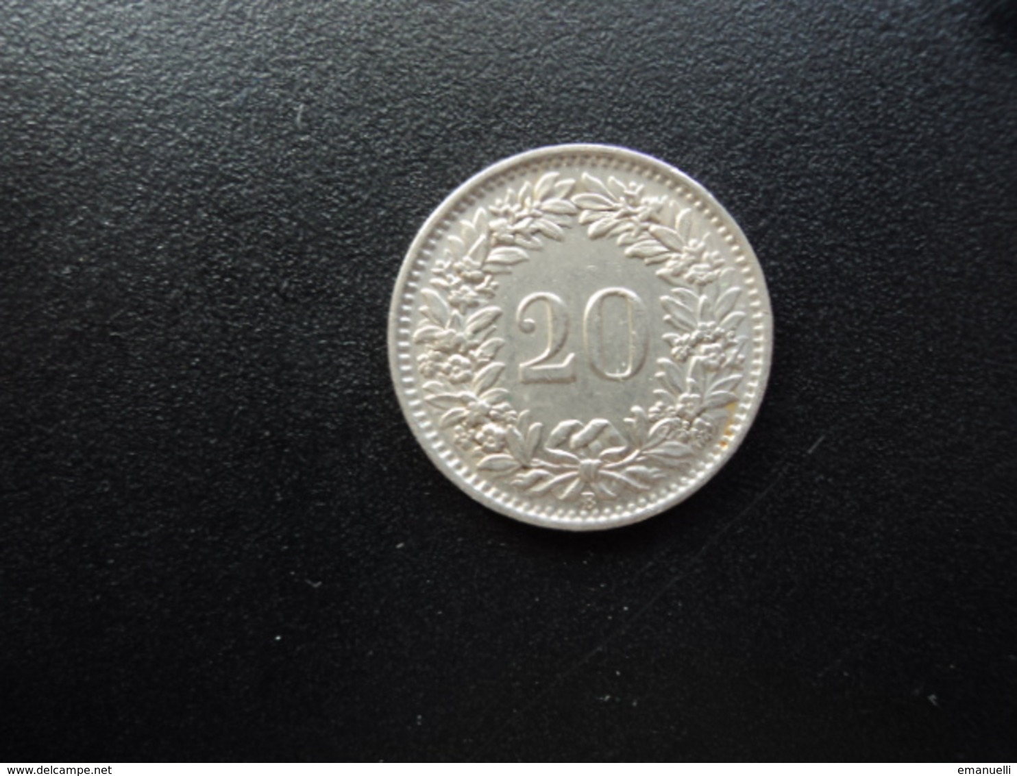 SUISSE : 20 RAPPEN   1953 B   KM 29a     SUP - 20 Centimes / Rappen