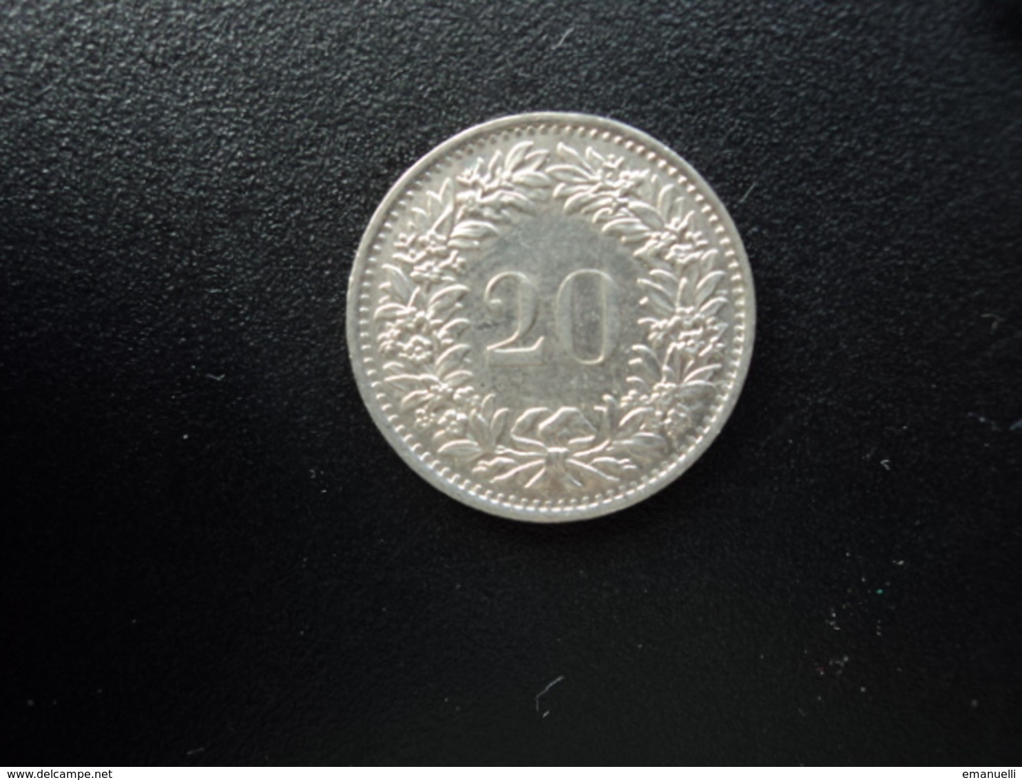 SUISSE : 20 RAPPEN   1981    KM 29a     SUP - 20 Centimes / Rappen