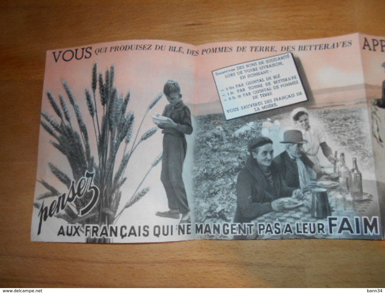 Tract Propagande Vichy Marechal Petain - 1939-45