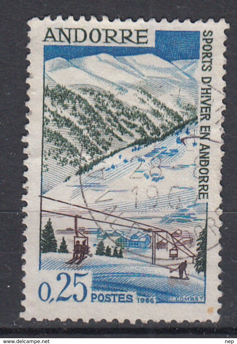 ANDORRA (Frans) - Michel - 1966 - Nr 195 - Gest/Obl/Us - Oblitérés