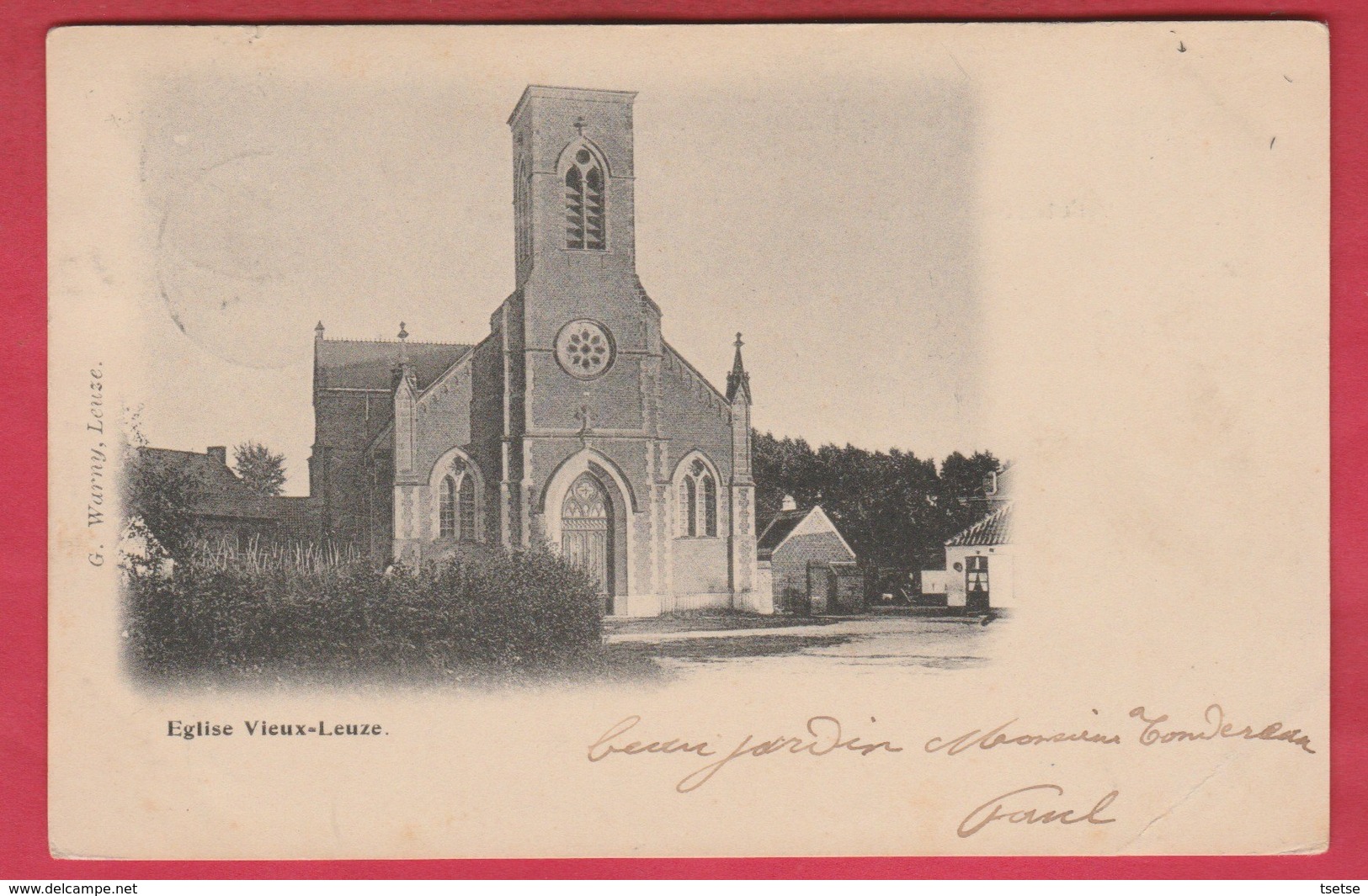 Vieux-Leuze - Eglise - 1908 ( Voir Verso ) - Leuze-en-Hainaut