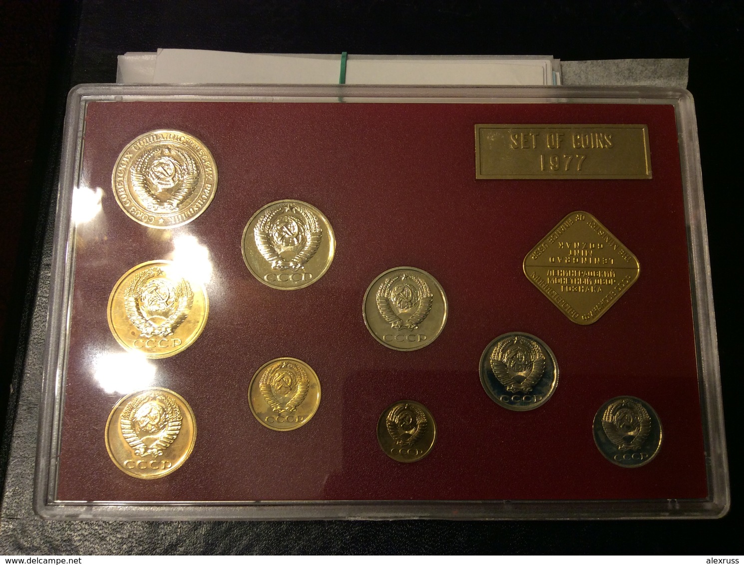 Russia/USSR 1977,Proof-Like Mint Set,VF-XF UNC LMD Leningrad Mint !! See Pics !! - Russland