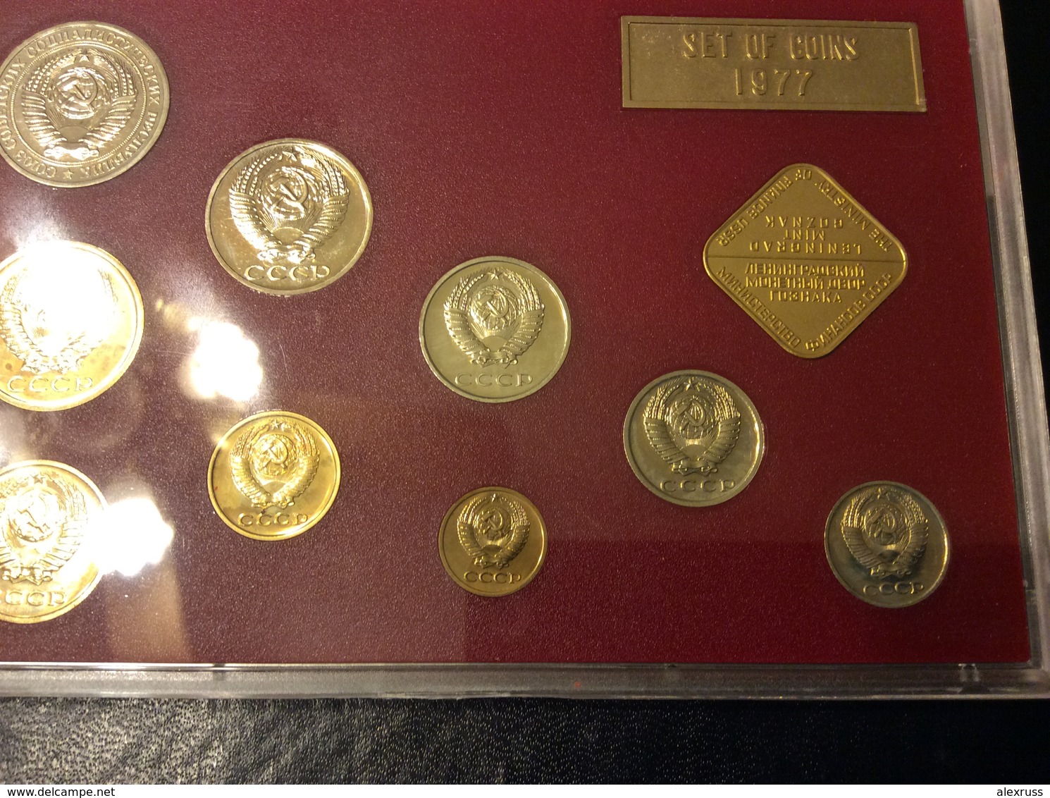 Russia/USSR 1977,Proof-Like Mint Set,VF-XF UNC LMD Leningrad Mint !! See Pics !! - Russland