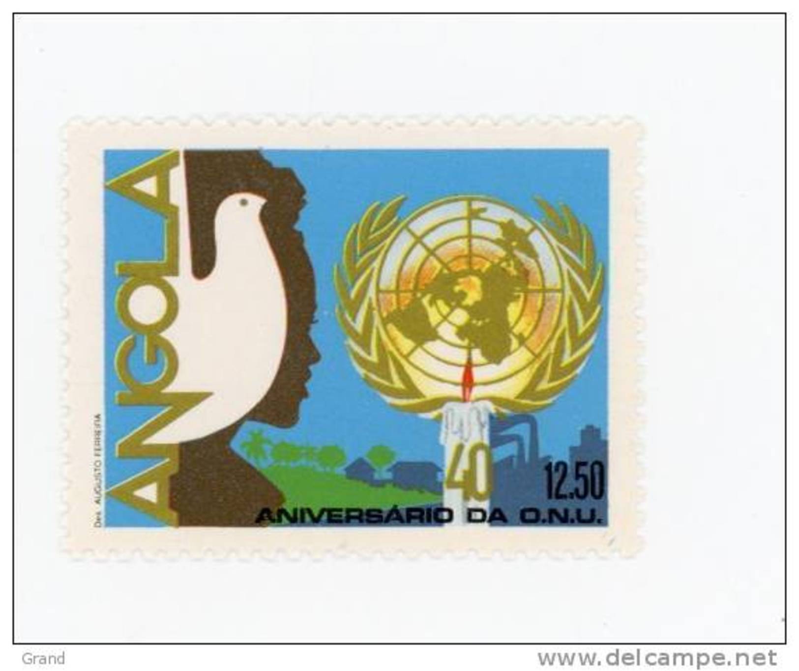 Angola--1985-ONU-Colombe- 705**MNH - Angola