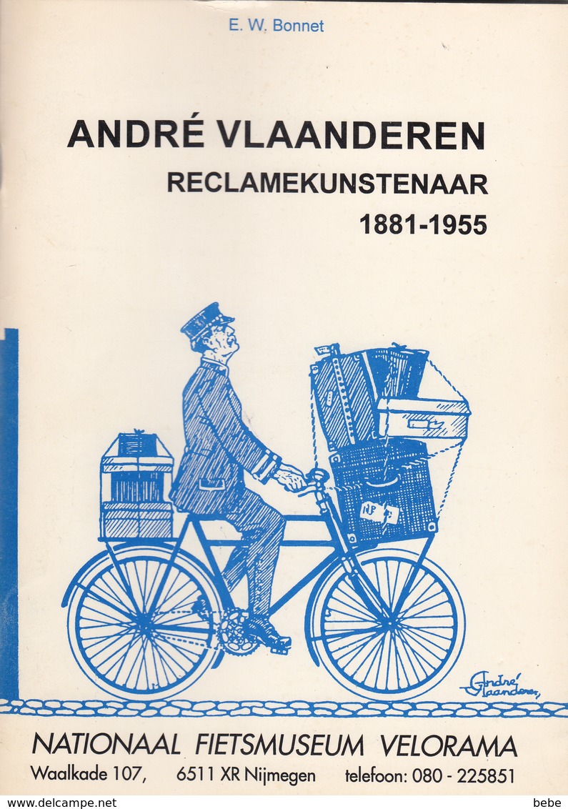 ANDRE PIERRE VLAANDEREN - RECLAMKUNSTENAAR 1881-1955  (47 PAGES) EN NEERLANDAIS AVEC DE NOMBREUX  CLICHES - Ex Libris