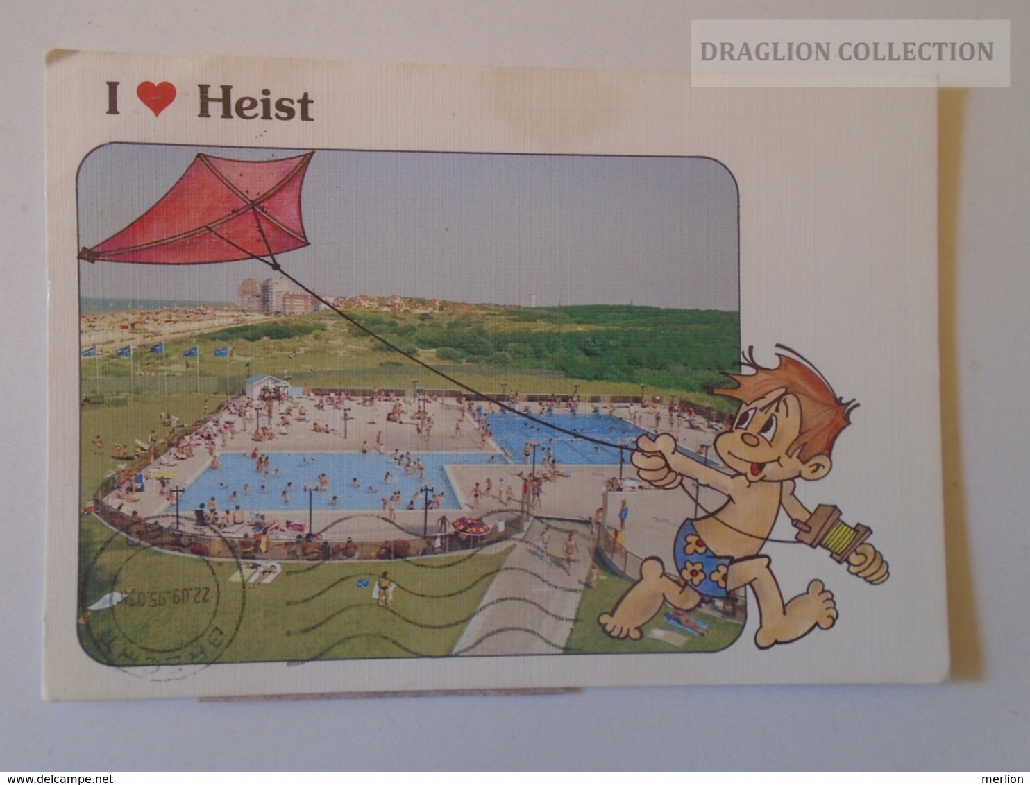 D162316  Belgium -HEIST   Cerf Volant Kite Drachen Vlieger Enfants - Heist