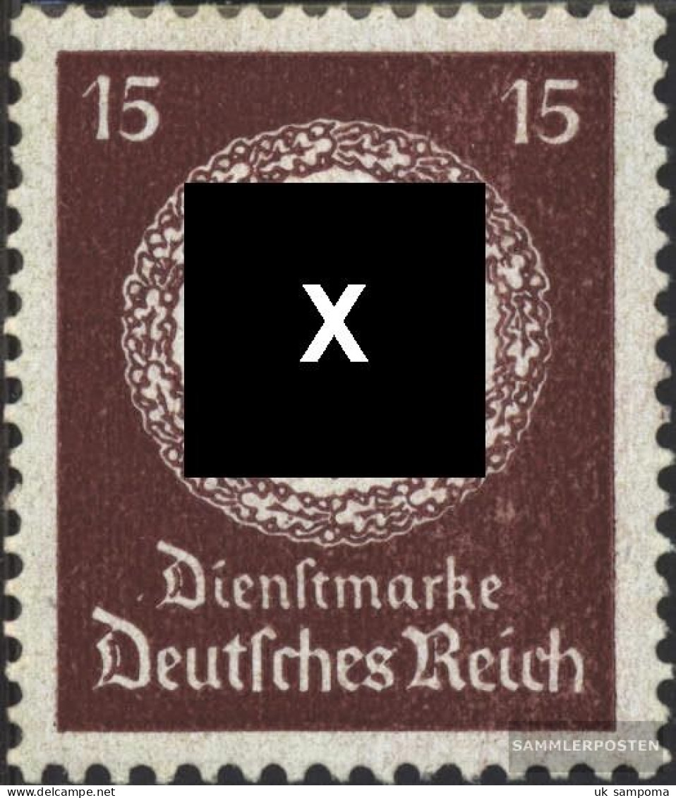 German Empire D173 With Hinge 1942 Service Marks - Officials