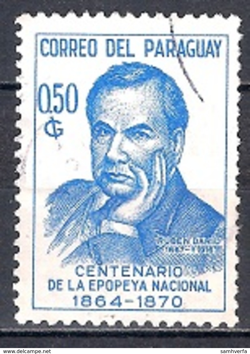 Paraguay 1966 -  The 50th Anniversary Of The Death Of Ruben Dario, Poet, 1867-1916 - Paraguay