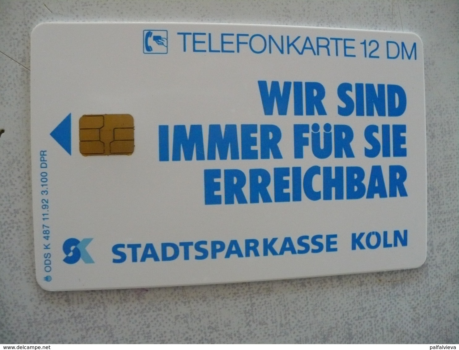 Phonecard Germany K 487 Köln 3100 Ex. - K-Series : Customers Sets