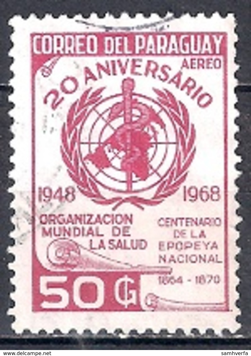 Paraguay 1968 - Airmail - The 20th Anniversary Of World Health Organization - Paraguay