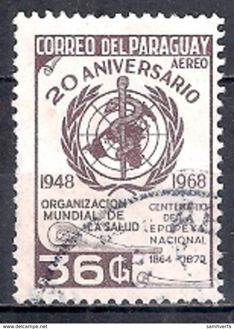 Paraguay 1968 - Airmail - The 20th Anniversary Of World Health Organization - Paraguay