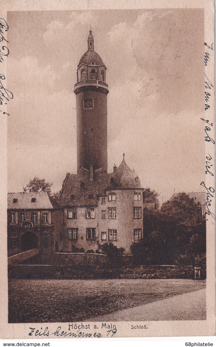 ALLEMAGNE CARTE POSTALE DE HOECHST  SCHLOSS - Höchst