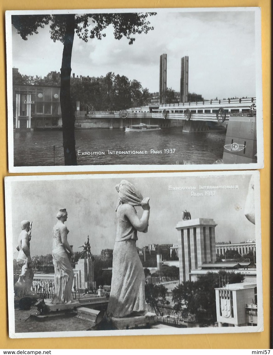 Lot De 6 C.P.A. Exposition Internationale De Paris 1937 - Tentoonstellingen