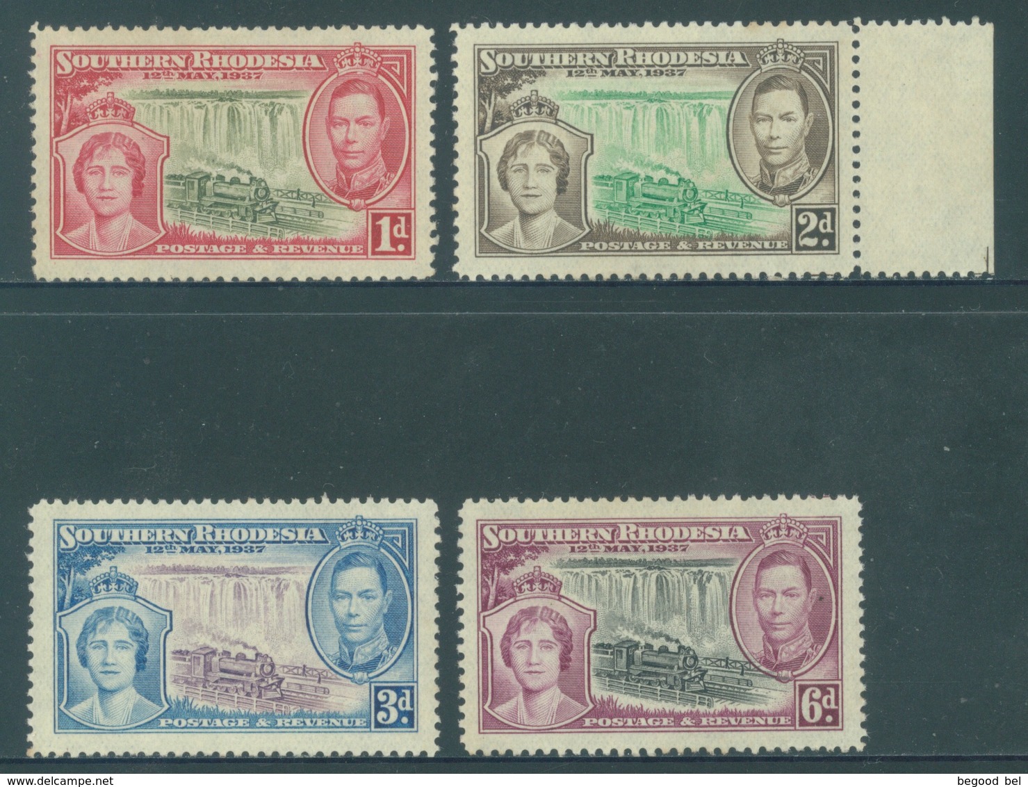 SOUTHERN RHODESIA  - MNH/**. - 1937 - CORONATION - Yv 36-39 -  Lot 18422 - Rhodésie Du Sud (...-1964)