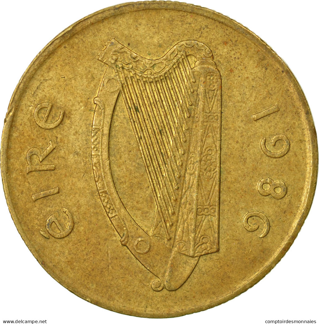 Monnaie, IRELAND REPUBLIC, 20 Pence, 1986, TB+, Nickel-Bronze, KM:25 - Irlande
