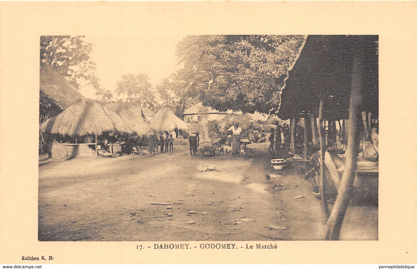 Dahomey - Topo / 103 - Godomey - Le Marché - Dahome