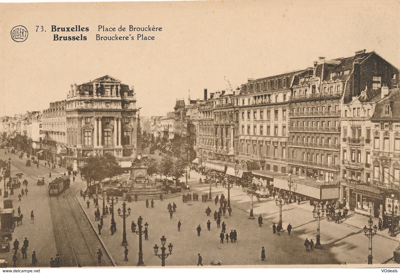 CPA - Belgique - Bruxelles - Brussels - Place De Brouckère - Plazas