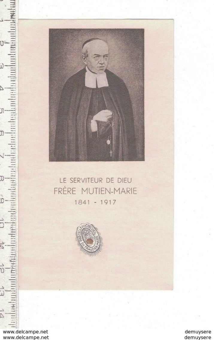 RELIQUE _ RELIKWIE - LE SERVITEUR DE DIEU FRERE MUTIEN MARIE - Religion & Esotericism