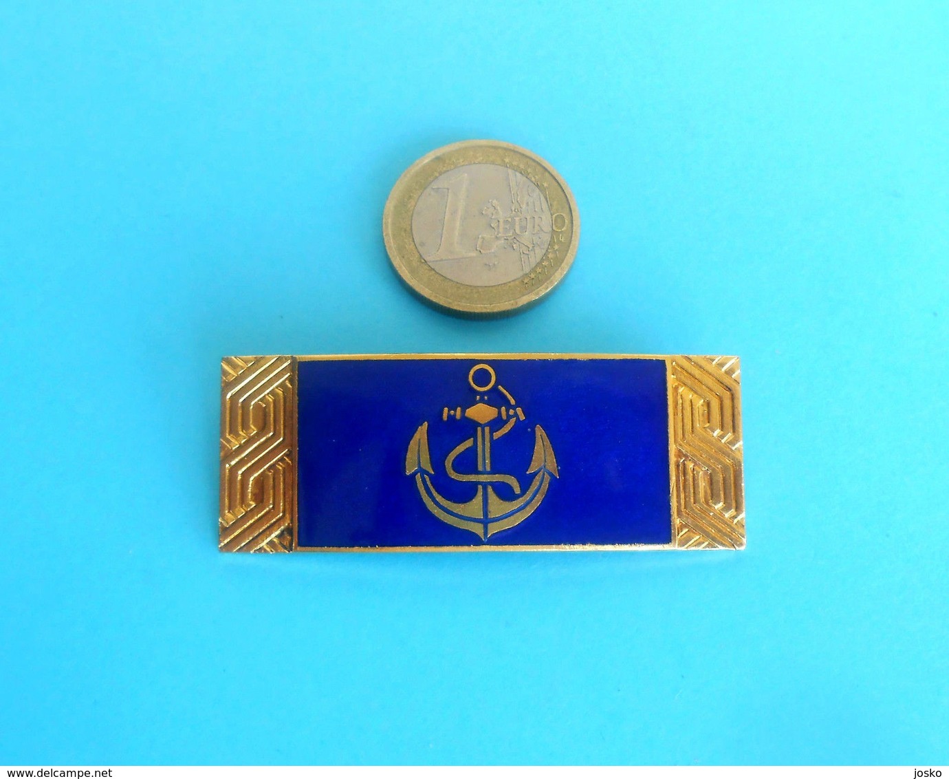 CROATIA POLICE - MARITIME POLICE - Large Official Enameled Breast Badge * Polizei (seepolizei) Polizia Marittima Policia - Army