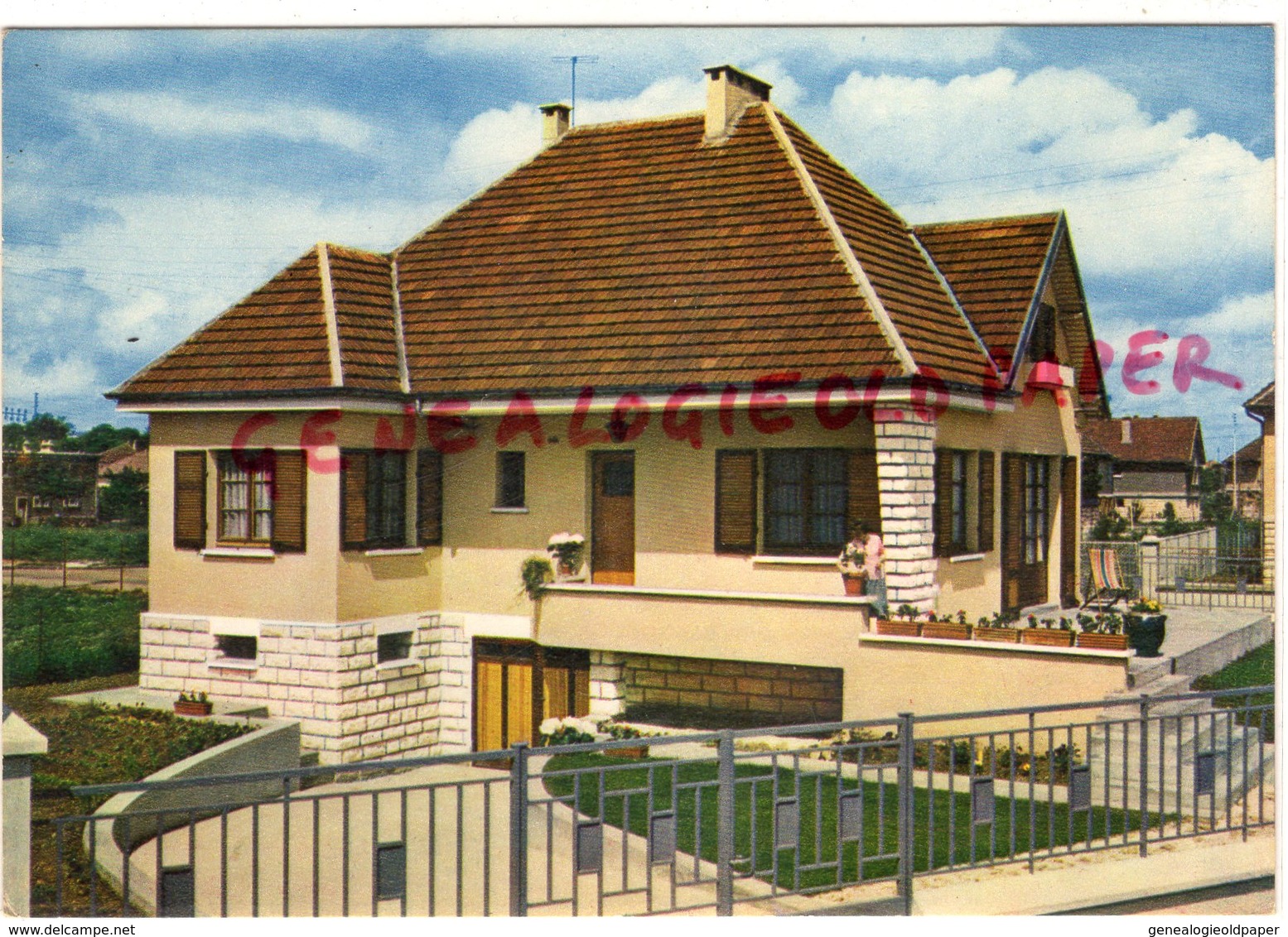 77- COMBS LA VILLE - LOTISSEMENT BEAU SOLEIL- MAISON DE LA FAMILLE COUDERT 1960 - Combs La Ville