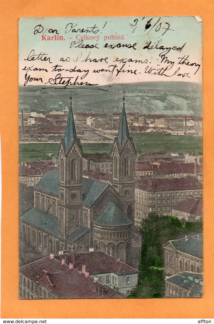 Prague Czech Republic 1905 Postcard - Repubblica Ceca