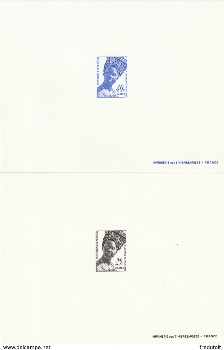 SENEGAL - EPREUVE DE LUXE - ELEGANCE SENEGALAISE (2) - Sénégal (1960-...)