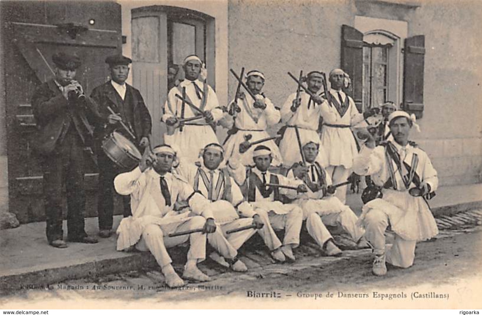 BIARRITZ.- GROUPE DE DANSEURS ESPAGNOLS (CASTILLANS) - Biarritz