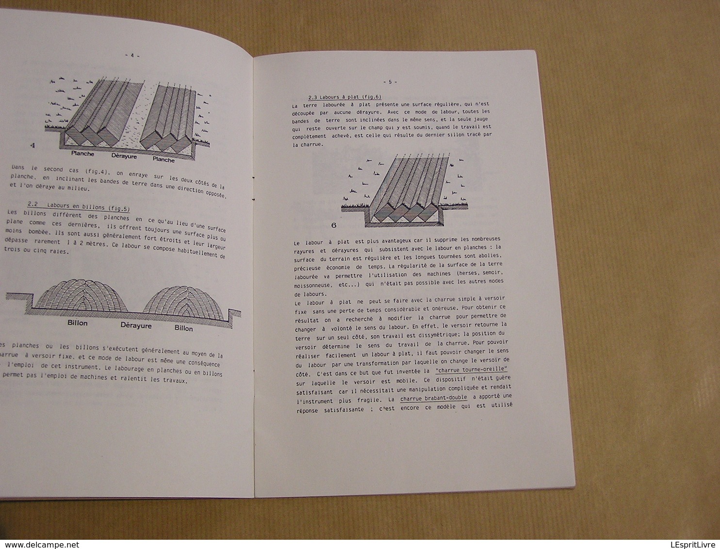 LA CHARRUE DE 1800 à 1950 Dossier N° 1 Régionalisme Agriculture Machines Agricoles Machinisme Rural Labour Technologie - Belgique