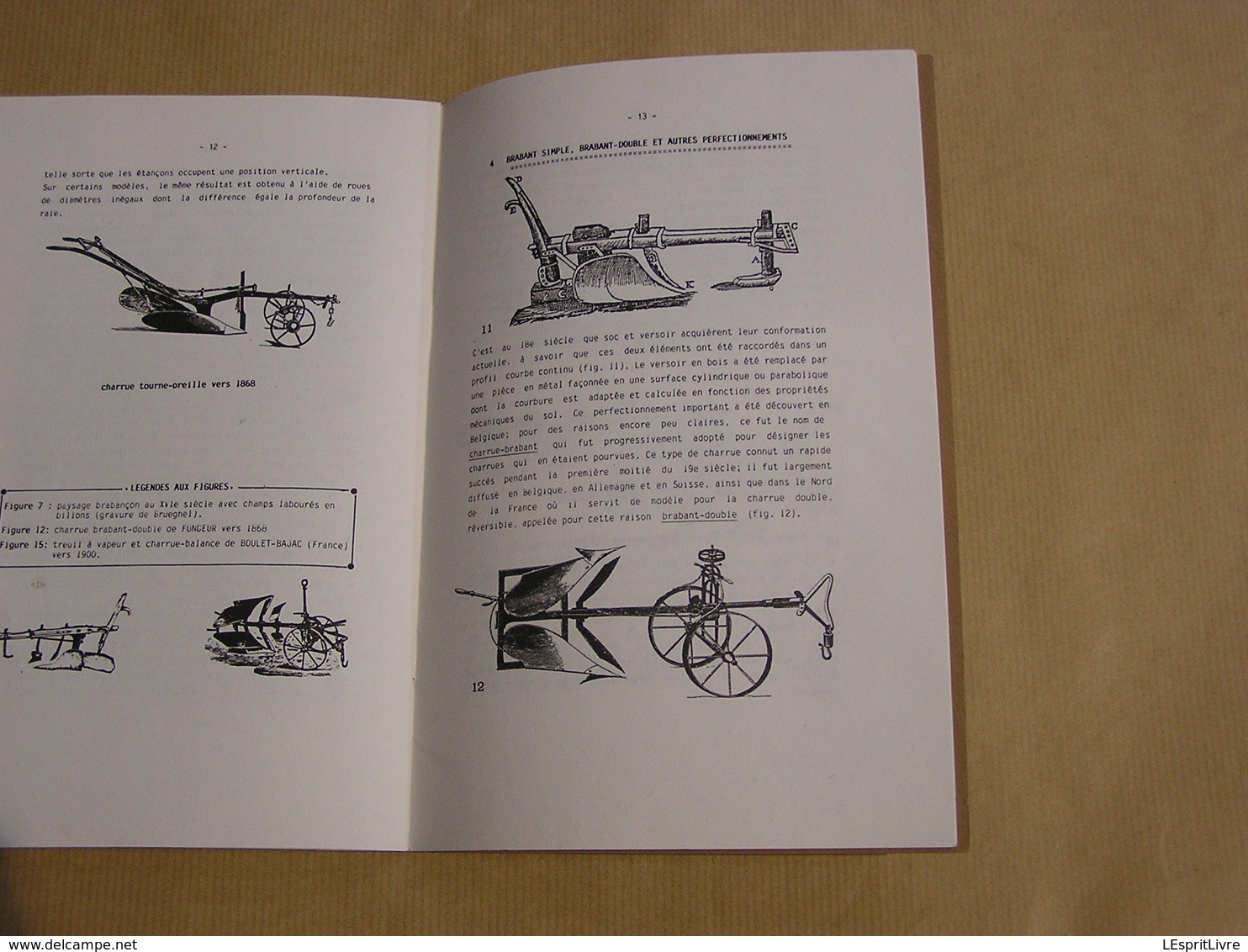 LA CHARRUE DE 1800 à 1950 Dossier N° 1 Régionalisme Agriculture Machines Agricoles Machinisme Rural Labour Technologie