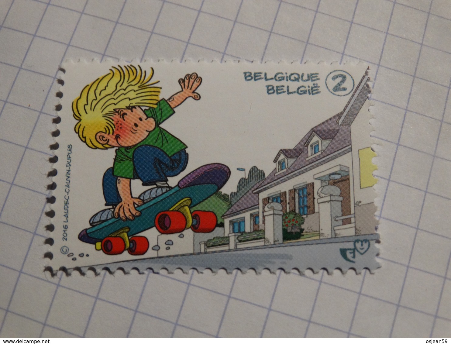 Belgié 2016-Laudec-Cauvin,le Petit Cedric. Neuf ** - Philabédés (fumetti)