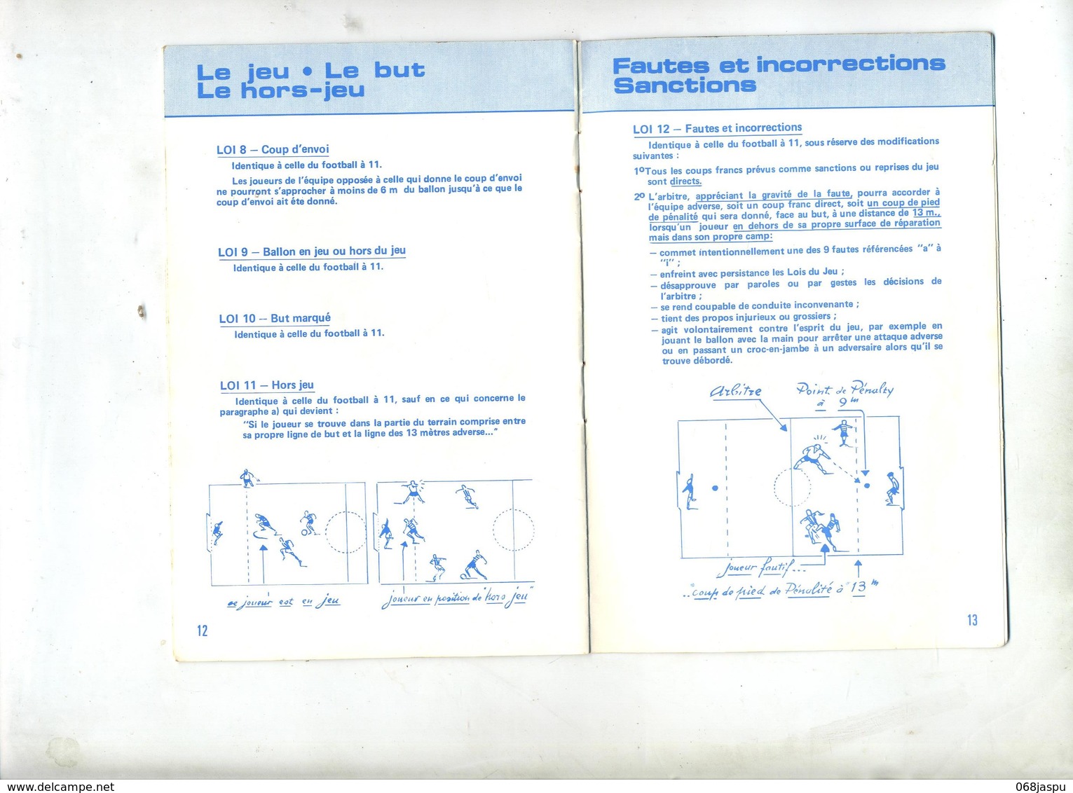 Brochure Reglement Football à 7  Publicite Addidas 16 Pages - Livres