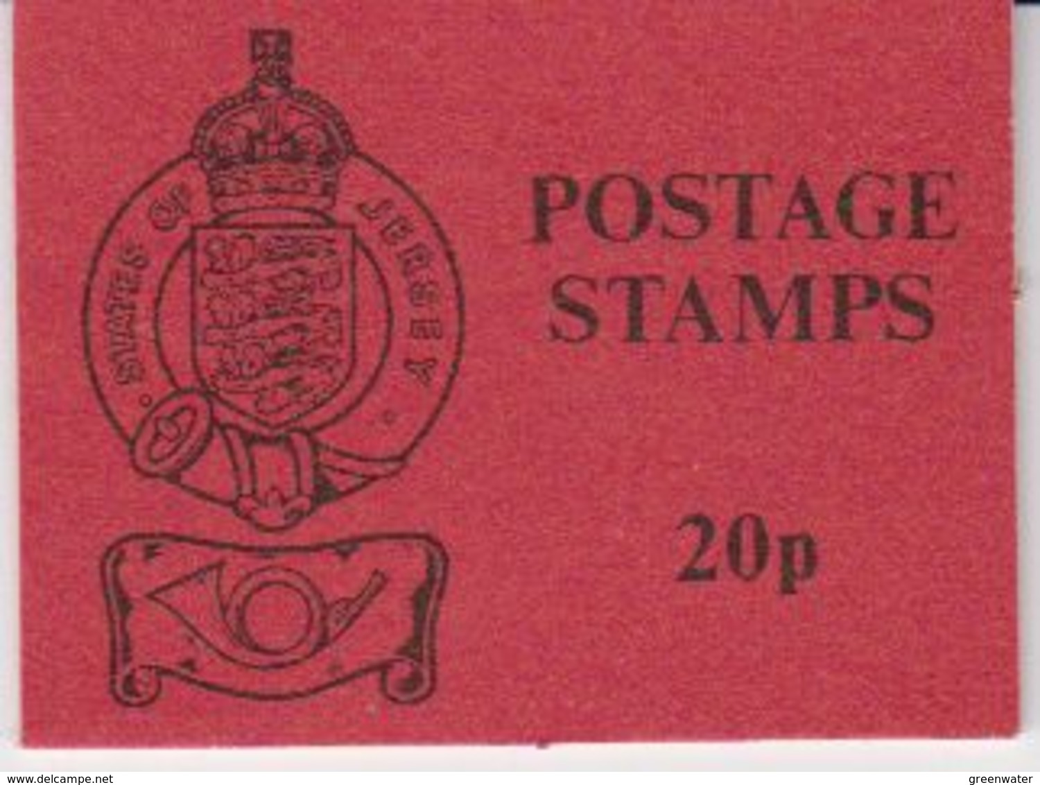 Jersey 1980 Sachet - Booklet 20p Red Cover ** Mnh (41415) - Jersey